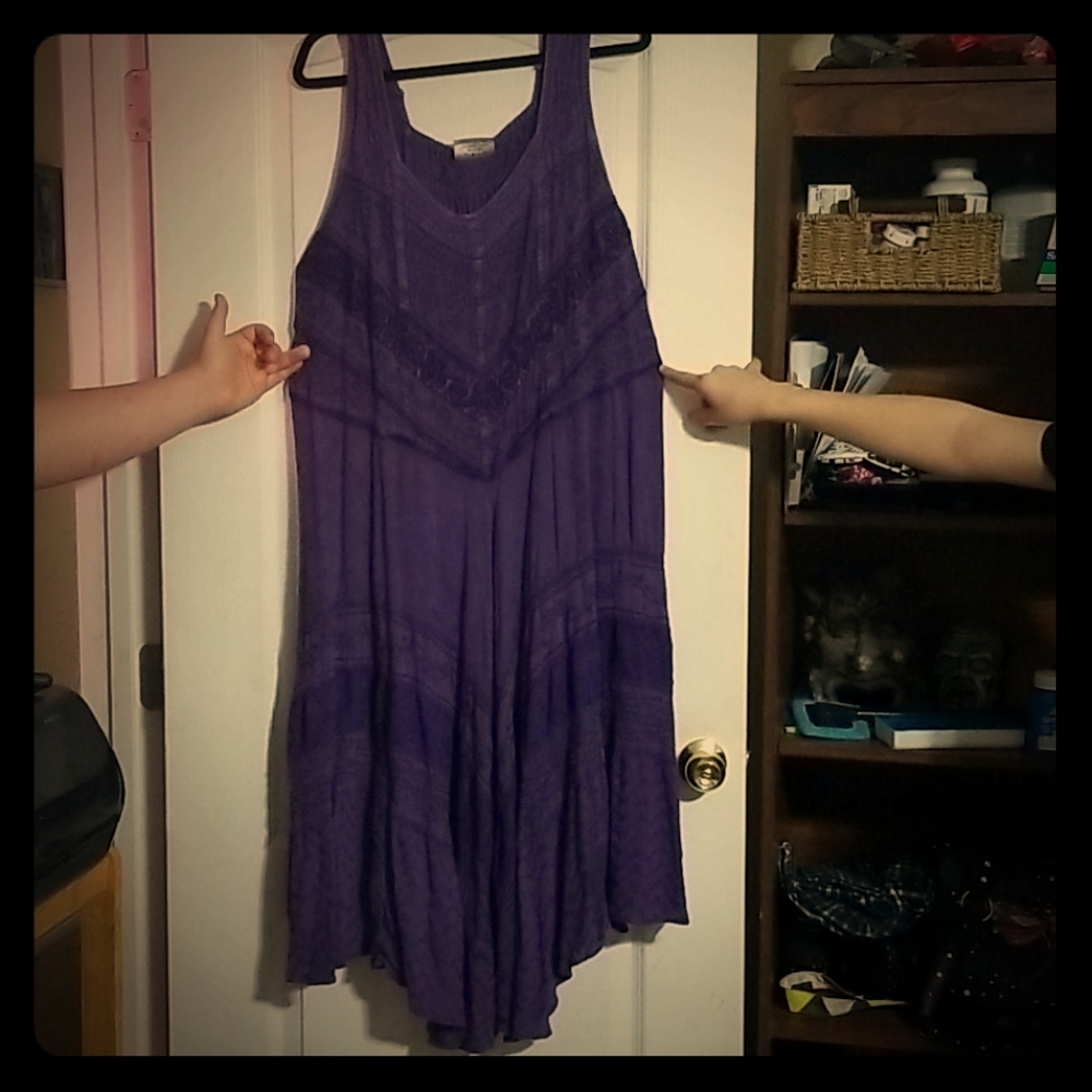 Purple plus size 5× dress